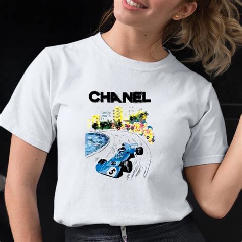 chanel f1 tshirt